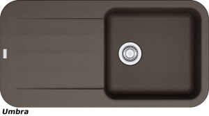 Einzelstck Franke Pebel PBG 611-97 Fragranit DuraKleen Plus Farbe Umbra, 114.0302.727