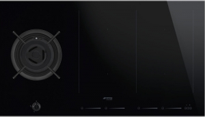 SMEG PM6912WLDXDE Einbau-Gas-/Induktionsfeld, 90cm, mit 5 Jahren Garantie!