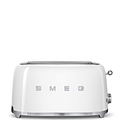 SMEG TSF02WHEU Toaster, 4 Scheiben, Farbe Wei