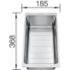 Einzelstck BLANCO Edelstahlschale Blanco Axia III, 233739