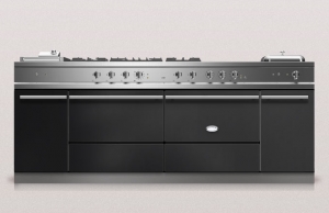 Lacanche Sully 2200 Modern, Kochstation, 180,5 cm, Farbe Anthracite, mit 5 Jahren Garantie!