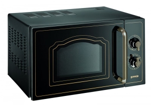 Gorenje MO 4250 CLB, Mikrowelle mit Grill, 45 cm, matt-schwarz, mit 5 Jahren Garantie!