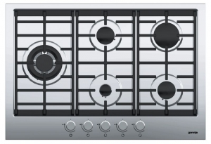 Gorenje GW 761 UX, Gas-Kochfeld, 75 cm, Edelstahl, mit 5 Jahren Garantie!