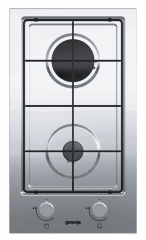 Gorenje G 340 UX, Gas-Kochfeld, 28,8 cm, Edelstahl, mit 5 Jahren Garantie!