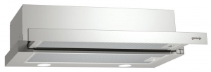 Gorenje BHP 623 E11X, Flachschirmhaube, Edelstahl, 60 cm, EEK: C, mit 5 Jahren Garantie!