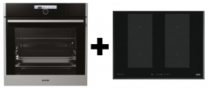 Gorenje Black Pepper X01, Backofen-Kochfeld Set, BCS 789 S22X + IS 756  USC, mit 5 Jahren Garantie!