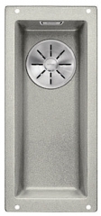 Blanco Subline 160-U Silgranit PuraDur 2, Farbe perlgrau, InFino Ablauf, 523399