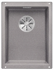 Blanco Subline 320-U Silgranit PuraDur 2, Farbe alumetallic, InFino Ablauf, 523408