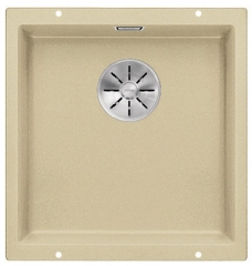 Blanco Subline 400-U Silgranit PuraDur 2, Farbe champagner, InFino Ablauf, 523428