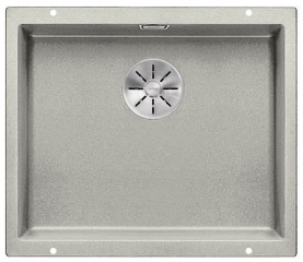 Blanco Subline 500-U Silgranit PuraDur 2, Farbe perlgrau, InFino Ablauf, 523435