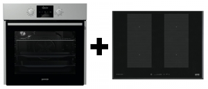 Gorenje Black Pepper C01, Backofen-Kochfeld Set, BO 637 E13X + IS 756 USC, mit 5 Jahren Garantie!