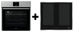 Gorenje Black Pepper C03, Backofen-Kochfeld Set, BO 637 E13X + IS 656 X, mit 5 Jahren Garantie!