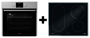 Gorenje Black Pepper D04, Backofen-Kochfeld Set, BBO 637 E13X + IT 635 X, mit 5 Jahren Garantie!