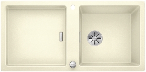 Blanco Adon XL 6 S Silgranit PuraDur 2, Farbe jasmin, InFino Ablauf, 523609