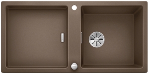 Blanco Adon XL 6 S Silgranit PuraDur 2, Farbe muskat, InFino Ablauf, 523612