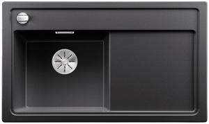 Blanco Zenar 45 S-F Becken links, flchenbndig, inkl. Glasschneidbrett, Farbe anthrazit, InFino Ablauf, 523819