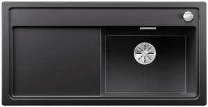Blanco Zenar XL 6 S Einbausp�le Becken rechts, inkl. Glasschneidbrett, Farbe anthrazit, InFino Ablauf, 523944