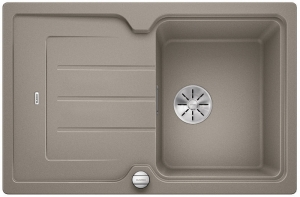 Blanco Classic Neo 45 S Einbausple Silgranit PuraDur, Farbe tartufo, InFino Ablauf, 524012
