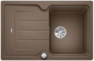 Blanco Classic Neo 45 S Einbausple Silgranit PuraDur, Farbe muskat, InFino Ablauf, 524013