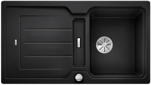 Blanco Classic Neo 5 S Einbausple Silgranit PuraDur, Farbe anthrazit, InFino Ablauf, 524015
