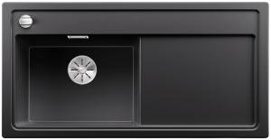 Blanco Zenar XL 6 S Einbausp�le Becken links, inkl. Glasschneidbrett, Farbe anthrazit, InFino Ablauf, 523974