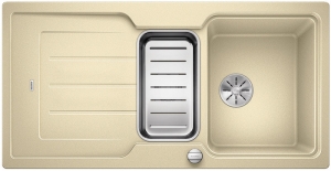 Blanco Classic Neo 6 S Einbausp�le Silgranit PuraDur, Farbe champagner, InFino Ablauf, 524123