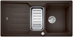 Blanco Classic Neo 6 S Einbausp�le Silgranit PuraDur, Farbe cafe, InFino Ablauf, 524126