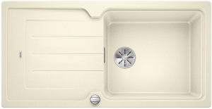 Blanco Classic Neo XL 6 S Einbausple Silgranit PuraDur, Farbe jasmin, InFino Ablauf, 524132