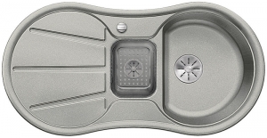 Blanco Cron 6 S Silgranit PuraDur 2, Farbe perlgrau, InFino Ablauf, 524090