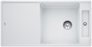 Blanco Axia III XL 6 S Silgranit PuraDur, Farbe weiss, Holzschneidbrett, InFino Ablauf, 523504