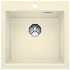 Blanco Pleon 5 Silgranit PuraDur, Farbe jasmin, InFino Ablauf, 523681