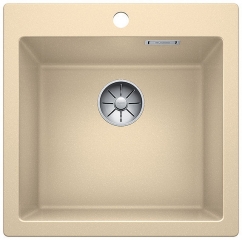 Blanco Pleon 5 Silgranit PuraDur, Farbe champagner, InFino Ablauf, 523682