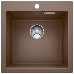 Blanco Pleon 5 Silgranit PuraDur, Farbe muskat, InFino Ablauf, 523684