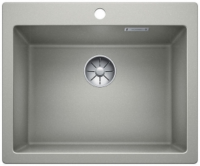 Blanco Pleon 6 Silgranit PuraDur, Farbe perlgrau, InFino Ablauf, 523689
