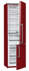 Gorenje NRK 6203 TR, Khl-Gefrier-Kombi freistehend, burgundrot, EEK: A+++, mit 5 Jahren Garantie!