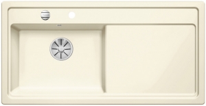 Blanco Zenar XL 6 S Keramik PuraPlus Einbausp�le Becken links, Farbe magnolia gl�nzend, InFino Ablauf, 524168