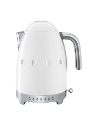 SMEG KLF04WHEU Wasserkocher, variable Temperatur, Farbe Weiss