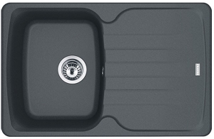 Franke Antea AZG 611-78 Fragranit+ Graphit, 114.0512.139, Einbau 45cm