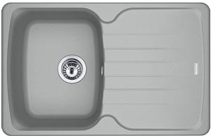 Franke Antea AZG 611-78 Fragranit+ Steingrau, 114.0512.158, Einbau 45cm