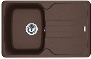 Franke Antea AZG 611-78 Fragranit+ Chocolate, 114.0512.160, Einbau 45cm