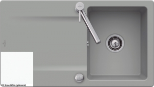 Villeroy & Boch Siluet 50, Farbe KG Snow white (glnzend), Premiumline