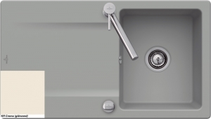 Villeroy & Boch Siluet 50 flat, Farbe KR Crema (glnzend), Classicline