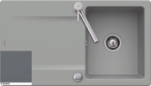 Villeroy & Boch Siluet 50 flat, Farbe i4 Graphit, Classicline