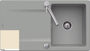 Villeroy & Boch Siluet 50 flat, Farbe FU Ivory, Classicline