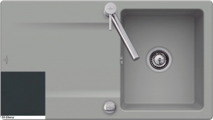 Villeroy & Boch Siluet 50 flat, Farbe S5 Ebony, Premiumline