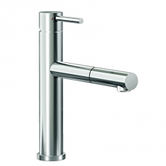 Villeroy & Boch Armatur Como Shower Sky Edelstahl massiv poliert, Hochdruck Schlauchbrause, 927900LE