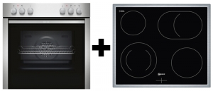 Neff XE1, Herd-/Kochfeld-Set, ECA1502 und MR1342N, EEK: A, mit 5 Jahren Garantie!