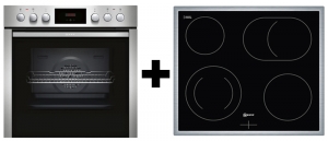 Neff XE4, Herd-/Kochfeld-Set, ECB1622 und MR1342N, EEK: A, mit 5 Jahren Garantie!