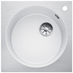 Blanco Artago 6-IF/A Steelframe, Silgranit PuraDur, Farbe weiss, InFino Ablauf, 521767