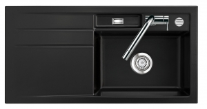 Systemceram KeraDomo Bela 100 F, Farbe Nigra (matt), mit 5 Jahren Garantie